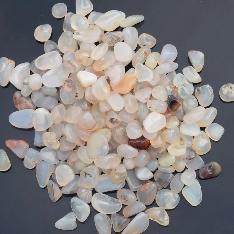 1000g/pack White agate natural white agate gravel bare stonein Stones