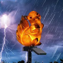 DSstyles уличные светодиодные фонари Смола Водонепроницаемая Смола Солнечный газон свет белка торшер