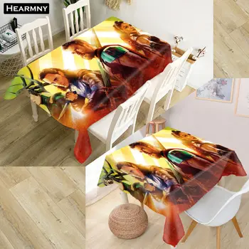 

HEARMNY Thor Ragnarok Tablecloth 3D Oxford Fabric Square/Rectangular Dust-proof Table Cover For Party Home Decor TV Covers