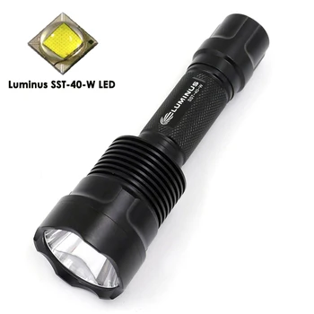 

Manta Ray C12 Powerful Tactical LED Flashlight18650 Luminus SST-40-W 1200lm High Power Light Torch Lamp Lanterna Camping Bike