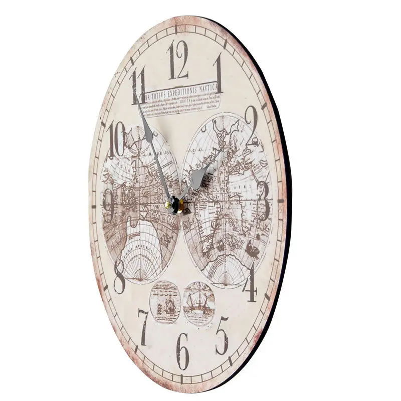 Настенные часы Saat настенные Reloj Horloge Мураль de Pared винтажные деревянные цифровые