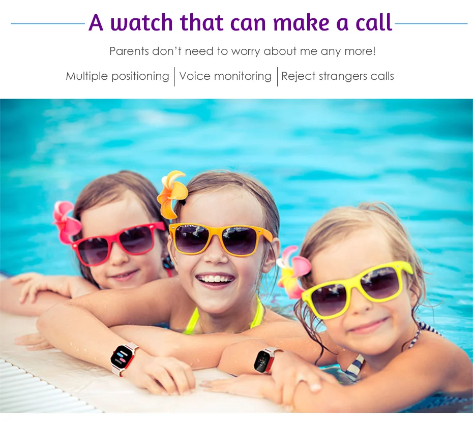 Smart Watches Android GPS Positioning Fitness Tracker Android Life Waterproof Anti-Lost Locator Children Smartwatch For Xiaomi (4)