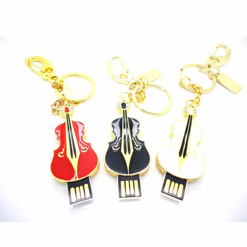 Музыкальный инструмент металлический usb флеш накопитель для скрипки 32 Гб карта
