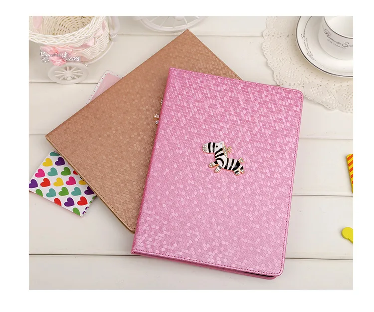 

Lovely Case for Apple iPad 2 3 4 Auto Wake Up Sleep Flip Case Cover With Smart Stand Holder for cartoon Casual cases A1458 A145