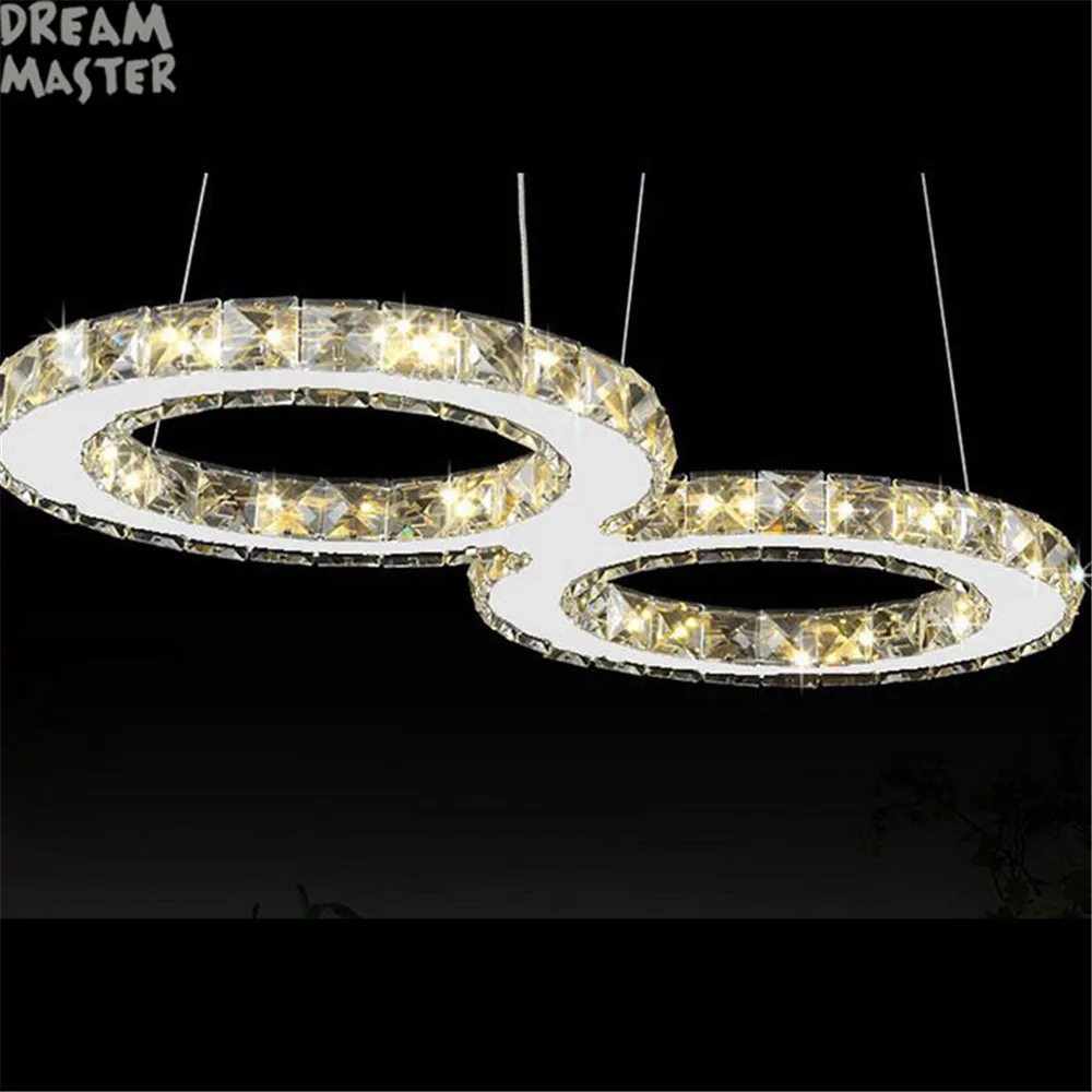 

modern crystal chandelier large size 60*30cm 23W leds light Ceiling mounted LED pendant lamp for home livingroom bedroom Novelty