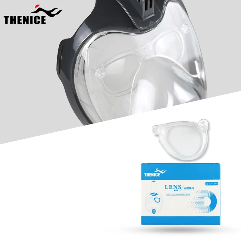 THENICE كامل الوجه قناع الغطس السطحي الغوص انفصال قصر النظر عدسة قناع الغطس السطحي عدسة معدات غطس K2100 THENICE كامل الوجه قناع الغطس السطحي الغوص انفصال قصر النظر عدسة قناع الغطس السطحي عدسة معدات غطس K2100