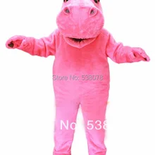 Розовый ростовой костюм бегемота для взрослых Размер пользовательский мультфильм женский бегемота для вечеринки костюмы костюм кунг-фу панды EMS отправка SW949