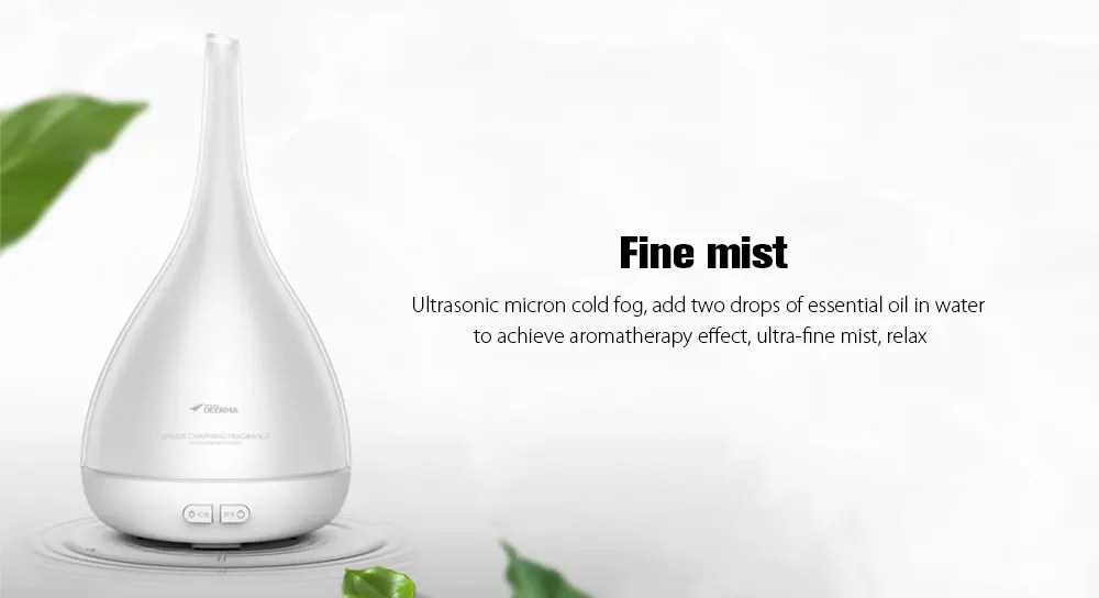 Original 1 Deerma Humidifier Aroma Diffuser Aromatherapy Humidificador Huile Essentiel Fogger LED Color Change For SPA