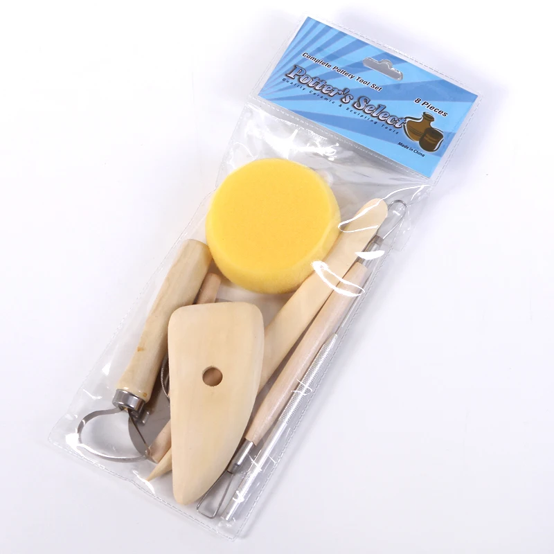 8pc wood modeling tools setin Art Sets from Office & School Supplies