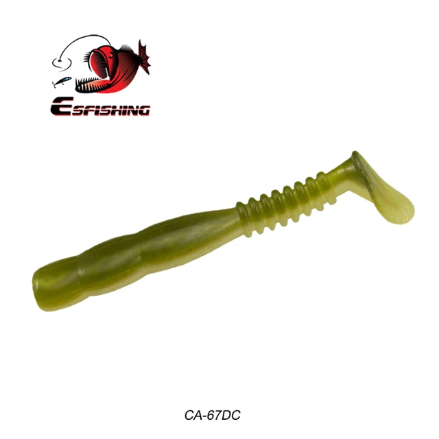 ESFISHING Hot Lure Rock Viber Shad 50mm 95mm 0.5g 8g Rock Shiner Fishing Lures Sea Bait Soft Lure Trout Bream Bait Pesca CA67DC