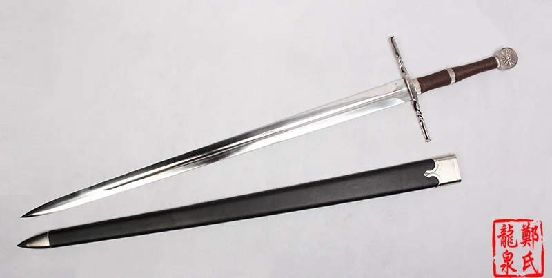 Game swords Replica Geralt of Rivia Blade Real Stainless Steel No Sharp Decorative Sword