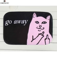 2016 Ripndip Gato Felpudo Super Suave de Coral Polar tapetes y alfombras para el hogar sala de Dibujos Animados antideslizante felpudo