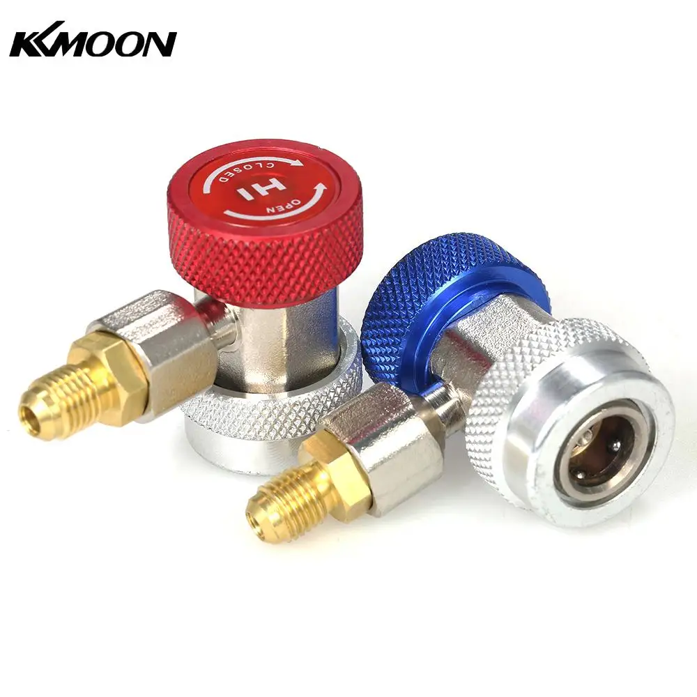 Buy 2pcs 1/4 inch Adjustable R134A Quick Couplers