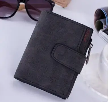 Короткий кожаный женский кошелек, дизайнерский, известный роскошный бренд Perse, Женский кошелек для монет, клатч, сумка для денег, кошелек, держатель для карт, Cuzdan Vallet - Цвет: black