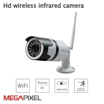 

Megapixel 1080p wifi wireless cctv video surveillance security ip camera ir bullet ip66 two-way voice camcorder Mic speaker 64tf