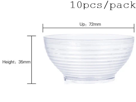 Продвижение-вечерние свадебные принадлежности, одноразовая пластиковая посуда, 45*45 мм/50 мл прозрачная мини квадратная чашка для десертов, 10/упаковка - Цвет: Золотой