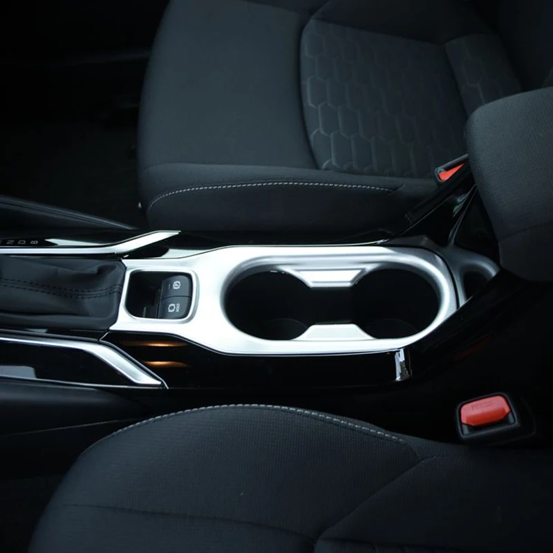 

Interior Front Center Water Cup Holder Panel Cover Trim ABS Matte 1pcs For Toyota Corolla E210 Hatchback 2019