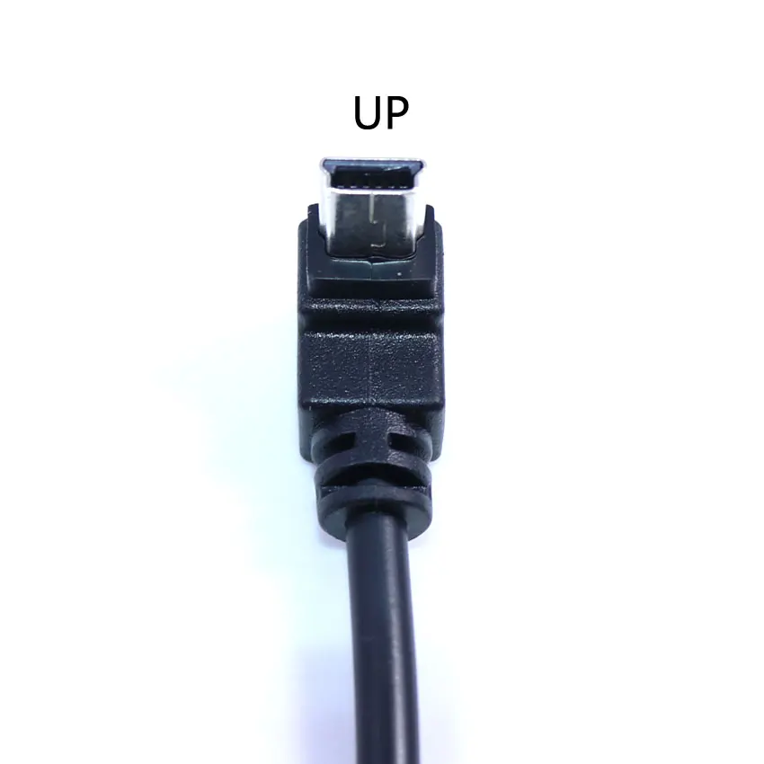 Кабель для передачи данных YuXi 14 см USB 2 0 Micro Male вниз влево вправо угловой к Mini 5pin