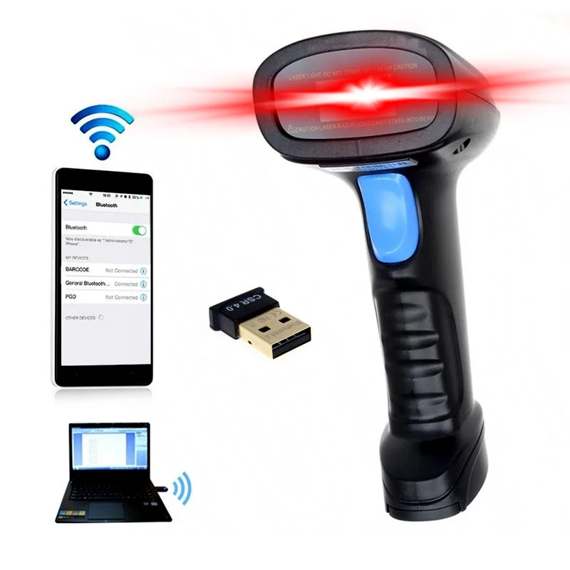 Беспроводной Bluetooth ручной сканер штрих кода Blueskysea BW3 EAN UPC USB лазерный считыватель