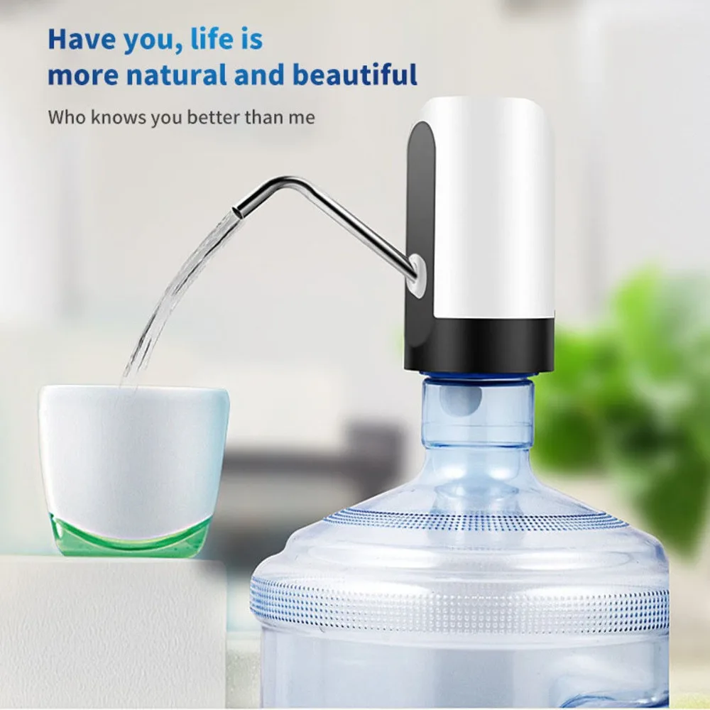 

Portable Electric Automatic Water Pump Dispenser Gallon Drinking Bottle Switch