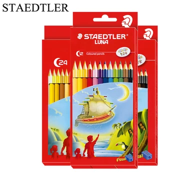 

STAEDTLER 12/24/36 Colors Colour Pencils Set Matite Colorate Pencils Rainbow Pencil Crayon De Couleur Drawing Pencils