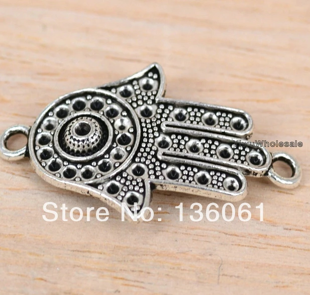 

10PCS Fashion Vintage Silvers Demon Eye Hand Charms Pendants For Bracelets Necklace DIY Metal Jewelry Making Accessories P1999