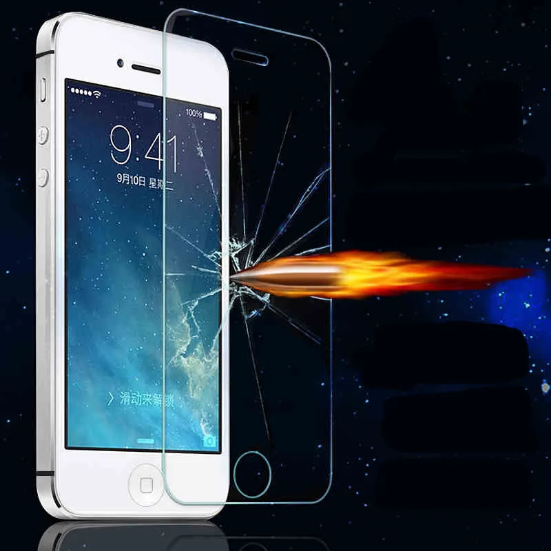 Закаленное стекло премиум класса 9H для iPhone 5 5S SE 5C i5 5se Защитная пленка экрана