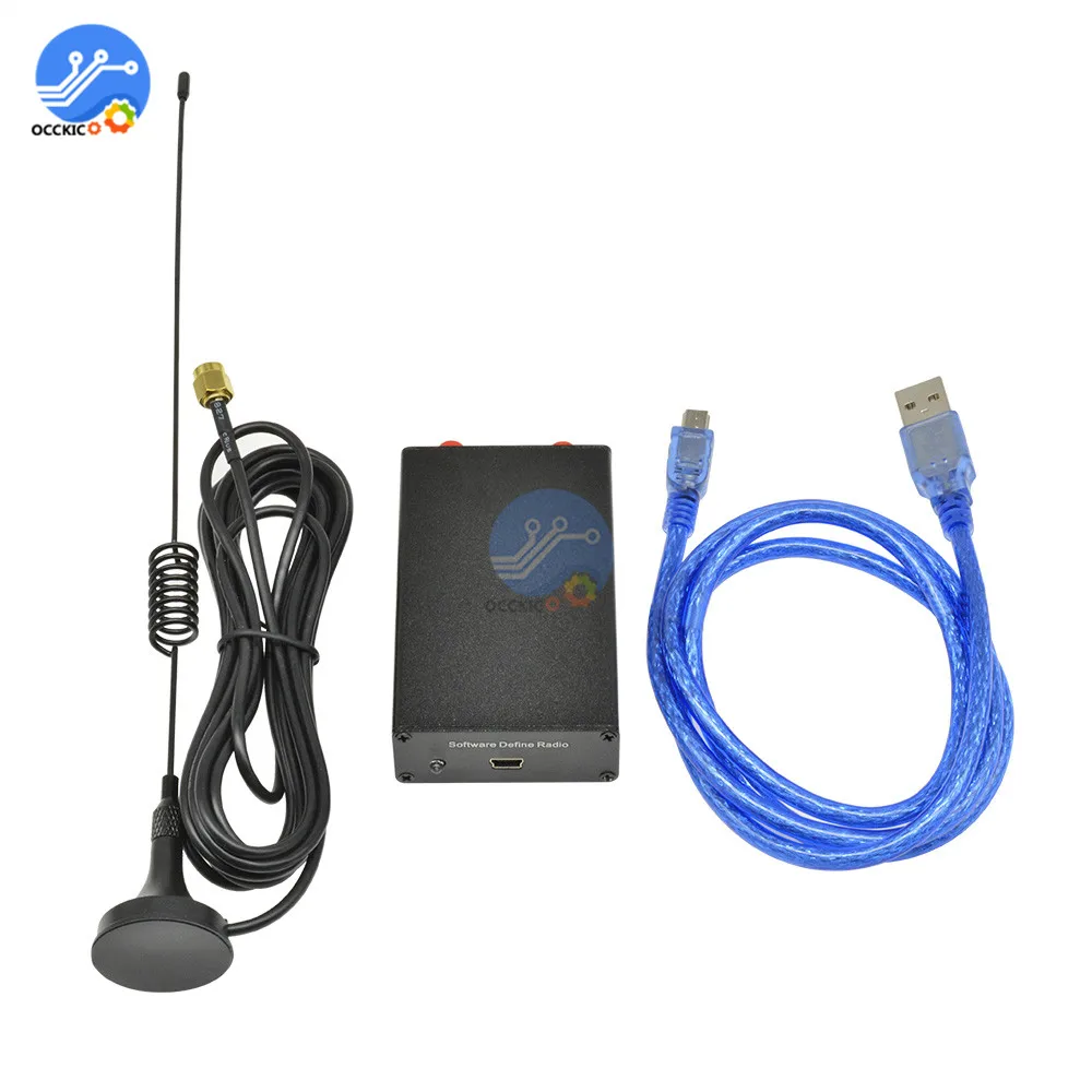 

Ham Radio Receiver Tuner R820T+8232 100KHz-1.7GHz Full Band UV HF RTL-SDR USB Radio Tuner Dongle with Antenna Wireless Adapter