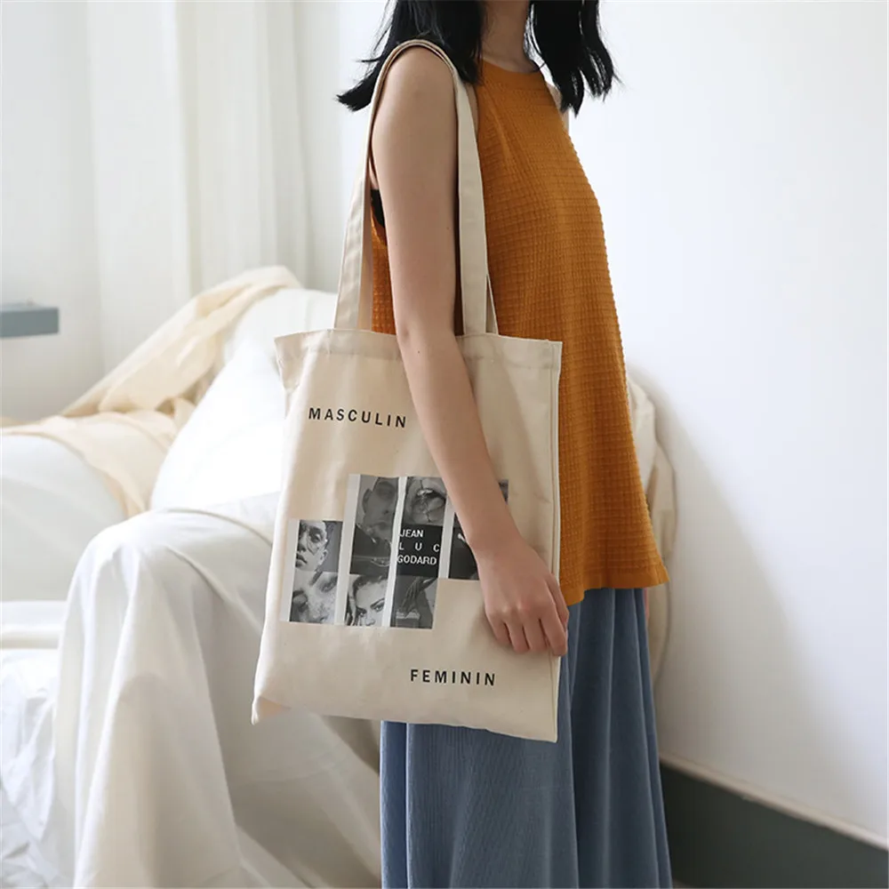 

Retro style New art modern printings high capacity women bags Casual Totes with zipper pocket students girls large bookbag