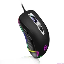 Проводная игровая мышь профессиональная макро-программа геймер 6 программируемых кнопок USB Оптический ПК Ноутбук Настольная компьютерная игра мыши