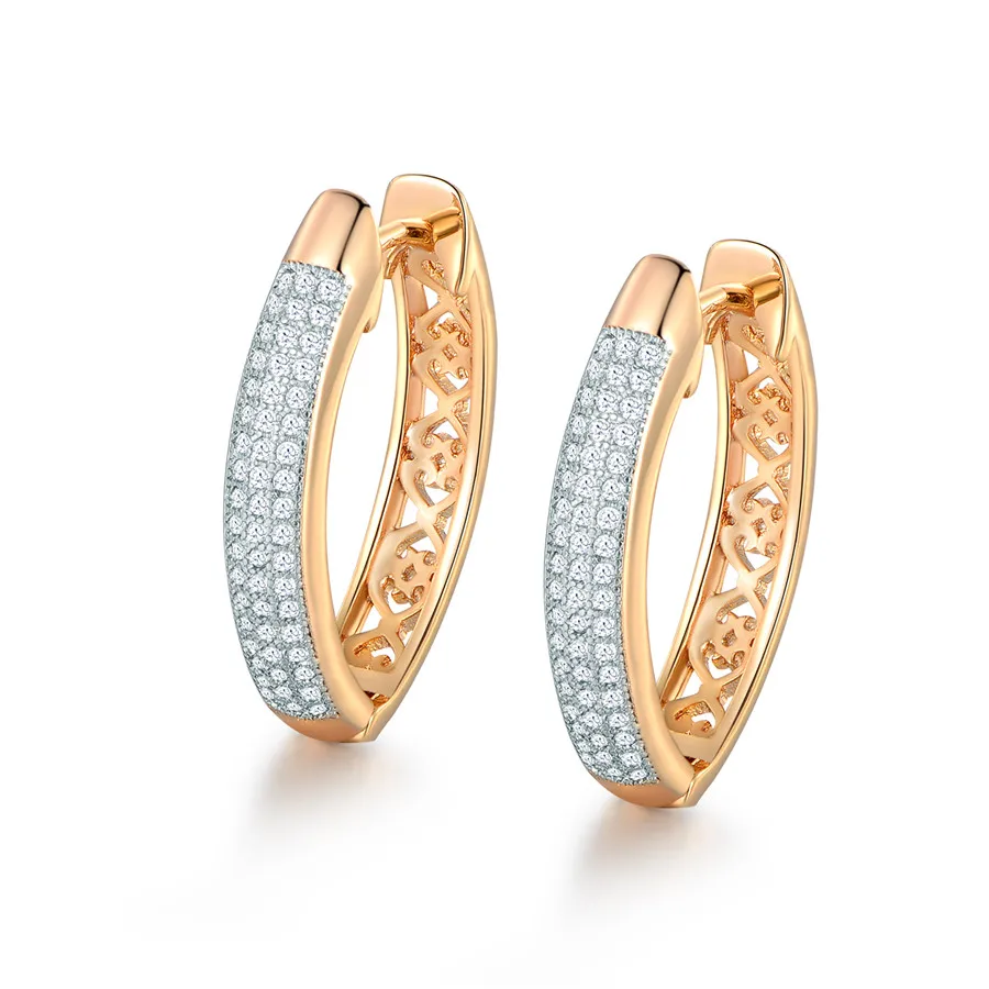 MOLIAM, новые дизайнерские серьги-кольца для женщин, белый прозрачный кубический цирконий, камень, серьги, модные ювелирные изделия, прямые продажи MLAE035 - Окраска металла: MLAE035c