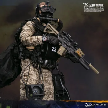 

For Collection 78056 1/6 Scale Collectible 1/6 MARINE FORCE RECON COMBAT DIVER DESERT MARPAT Version Model for Fans Gifts