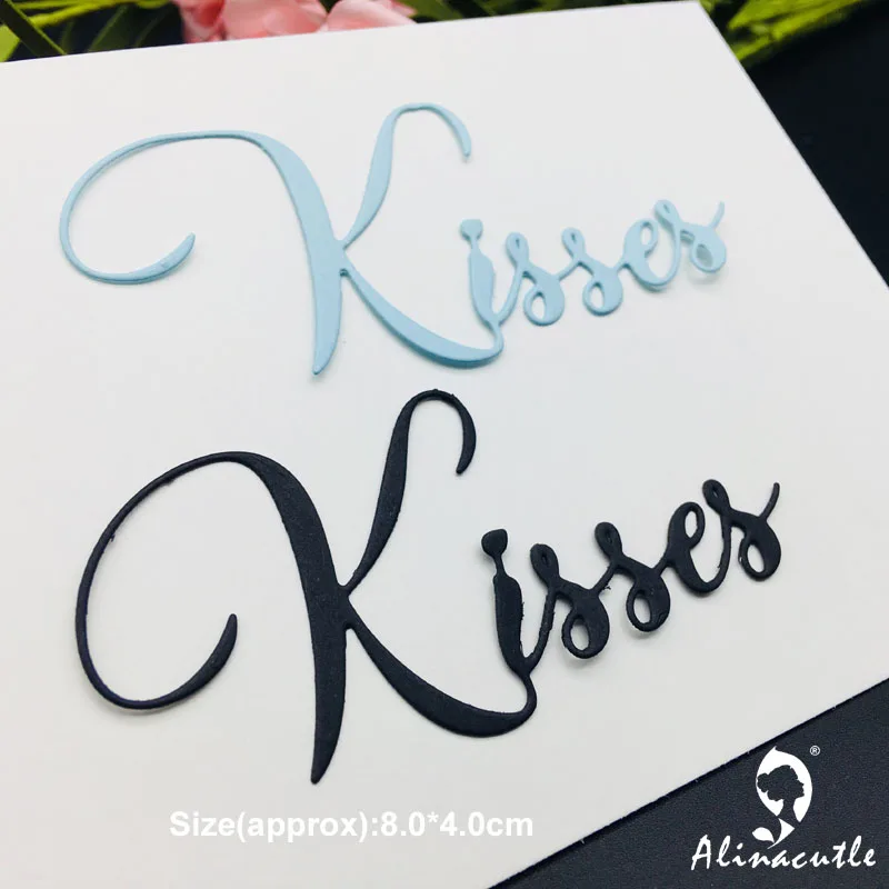 

Die cut metal cutting die kiss Alinacraft DIY Scrapbooking album papercraft handmade card stencil art cutter punch die