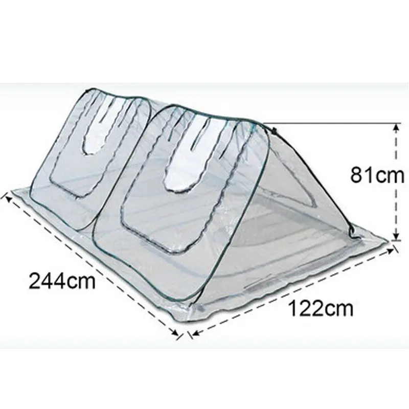 Садовые изоляционные сараи, непромокаемые антифриз, складные изоляционные сараи, садовые инструменты, прозрачные теплицы - Цвет: C
