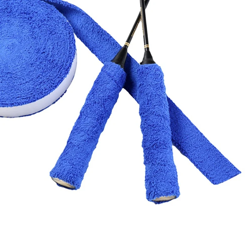 

Anti-slip badminton tennis 1 Reel 10M Towel glue grip overgrips badminton racket overgrips 5 Colors