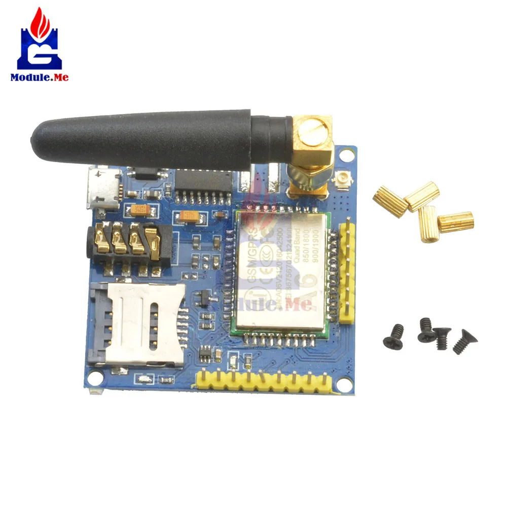 A6 GPRS Pro серийный GPRS GSM модуль ядро DIY макетная плата ttl RS232 с антенной GPRS беспроводной модуль передачи данных Замена SIM900