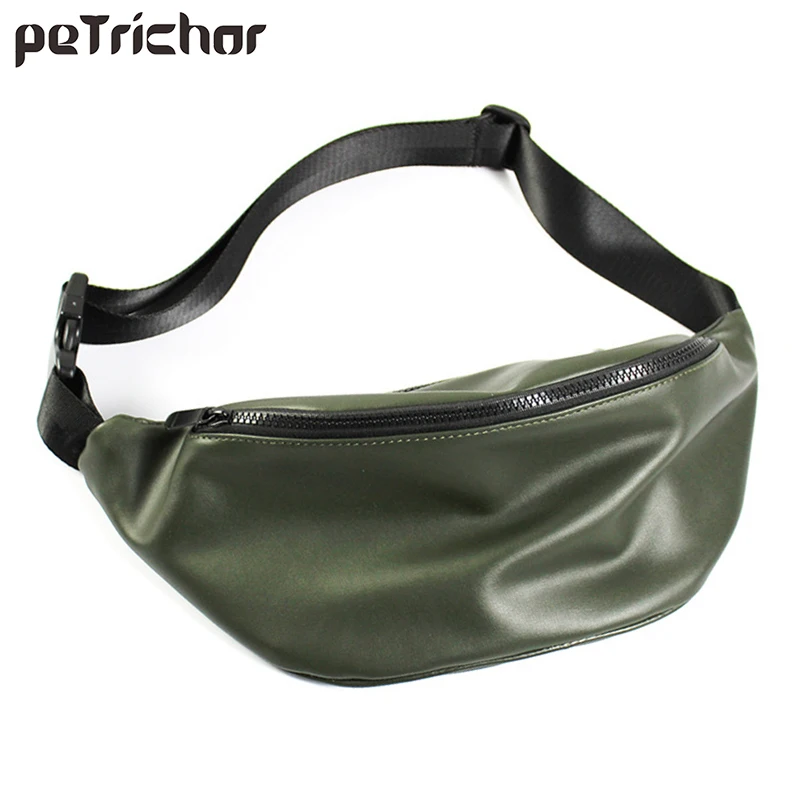 Moda à Prova Bolsa da Cintura para Mulheres de Couro Pacote de Cintura Água Bolsa Fanny Cinto Senhoras Viajar Peito Telefone Bolsas Feminina d’