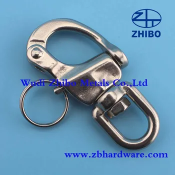 

87mm stainless steel 304 swivel eye camera strap snap shakle
