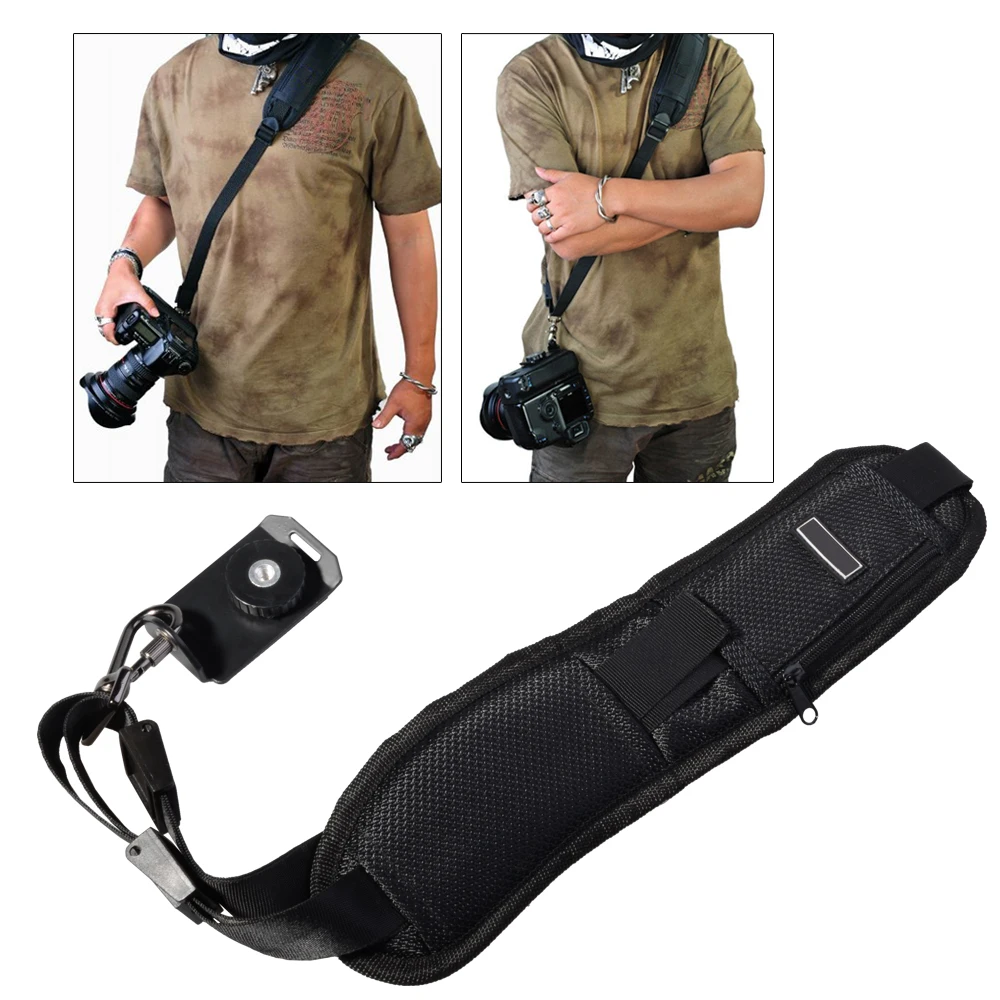 

High Quality Tracking Number+ Camera Strap Black Rapid Camera Strap for SLR DSLR Canon Nikon Sony Cameras