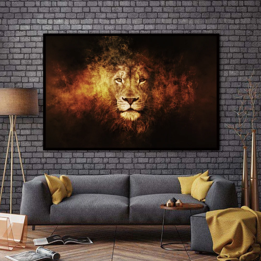 XX3468 Lion Eagles Painting Wall Pictures For Living Room Animal