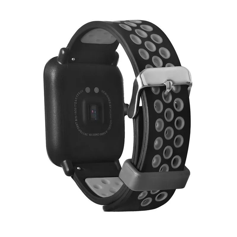 7в1 для Xiaomi Amazfit bip BIT ремешок спортивные часы Металл+ силикон correas браслет+ защита экрана аксессуары