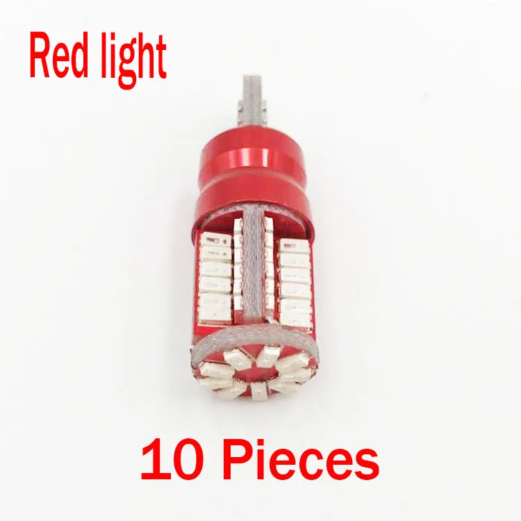 

12V T10 W5W 4014 57-SMD Canbus Lens 194 168 LED Bulbs for Car Interior Lights Signal Lights, Trunk Lights, Parking Lights