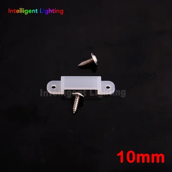 

50 pcs Silicon Clip 8mm/10mm/12mm optional with 100pcs/200pcs/1000pcs Screws for Fixing LED Strip
