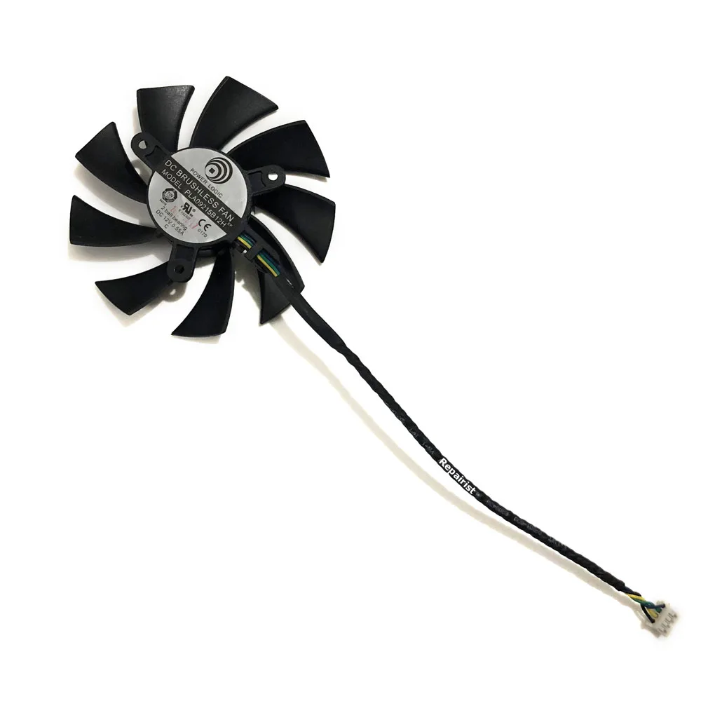 GTX1050/1050TI GPU VGA Card Cooler Fan For INNO3D GEFORCE GTX 1050 TI  (1-SLOT EDITION) Video Graphics Card As Replacement