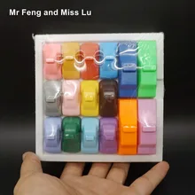 Разноцветная игрушка для малыша детская головоломка-пазл интеллект прорыв автомобиль лабиринт игра для детей