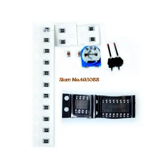 NE555+ CD4017 светильник вода течёт светильник светодиодный модуль DIY Kit