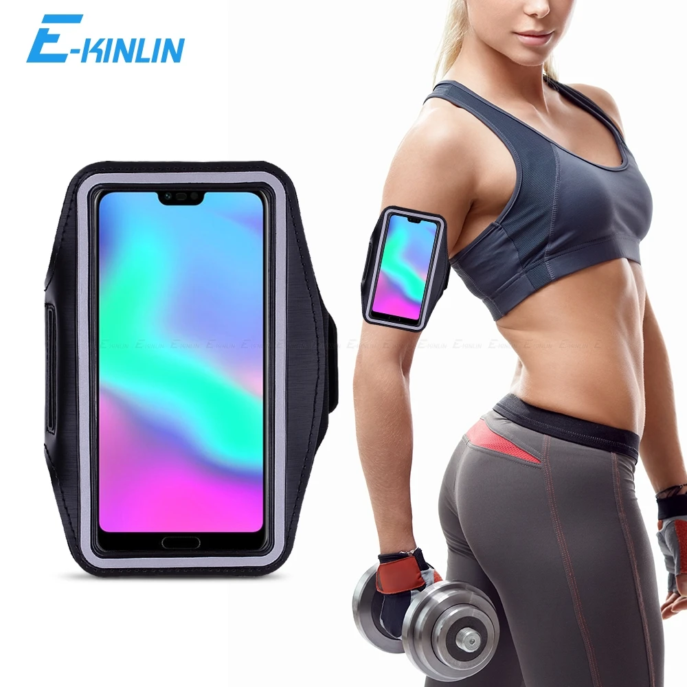 

Sport Gym Running Case Arm Band For HuaWei P Smart Z Plus View 20 Note Honor 10i 20i 20S 10 9N 9 8 Lite Pro 2019 Phone Bag Cover