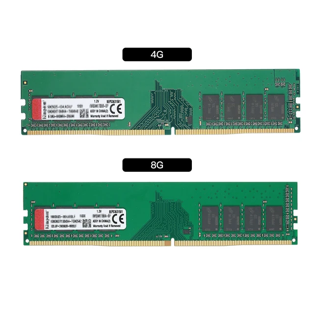 Cheap Kingston RAM 4GB 8GB 2400MHz DDR4 Gamer RAM 17CL DIMM 288-pin Laptop High Speed  Memory For motherboard PC Computer Memory ram