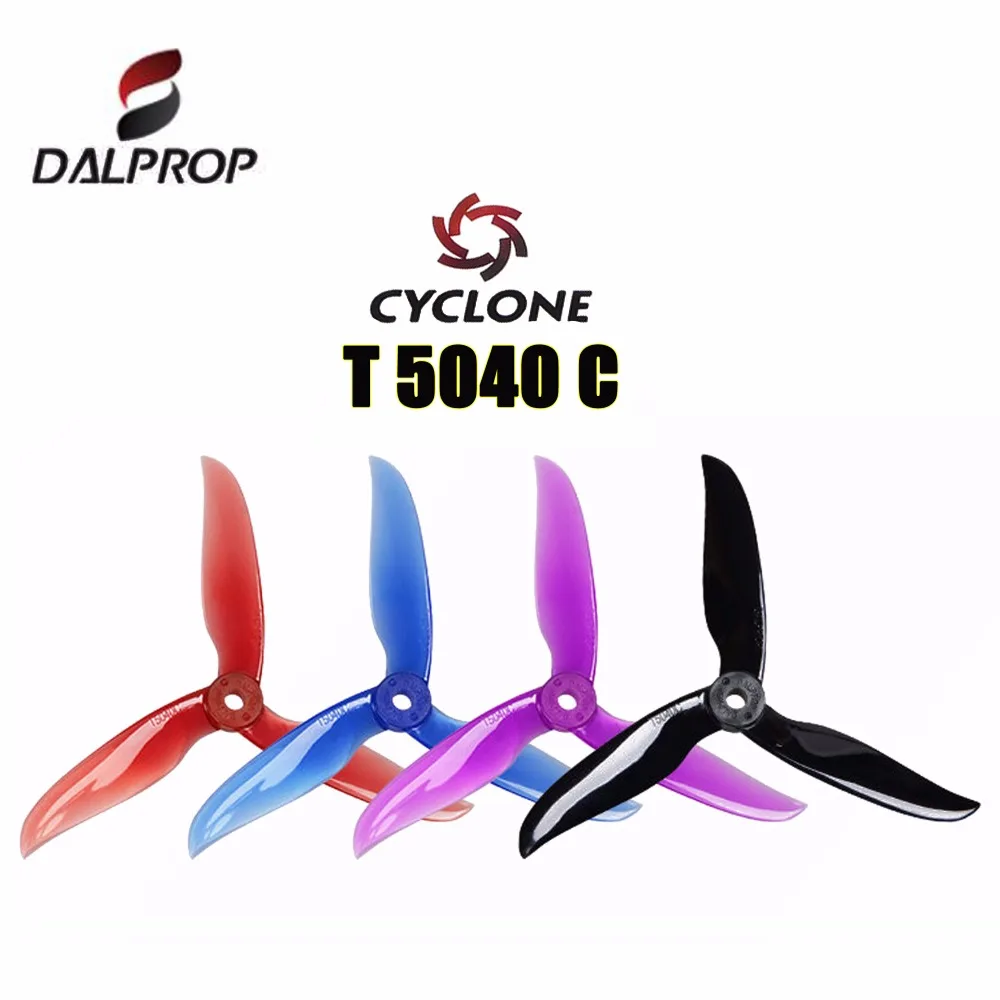 

20pcs/10 pair DALPROP CYCLONE T5040C PRO T5040C V2 3 Blade/tri-blade propeller for FPV Freestyle Drone Upgraded version