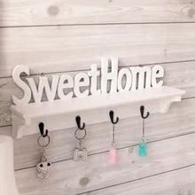 “Sweethome” Europäischen stil Garten Haken Wandbild Haken Mantel Rack Separator WPC Bord Speicher-halter & Rack hauptdekorationen